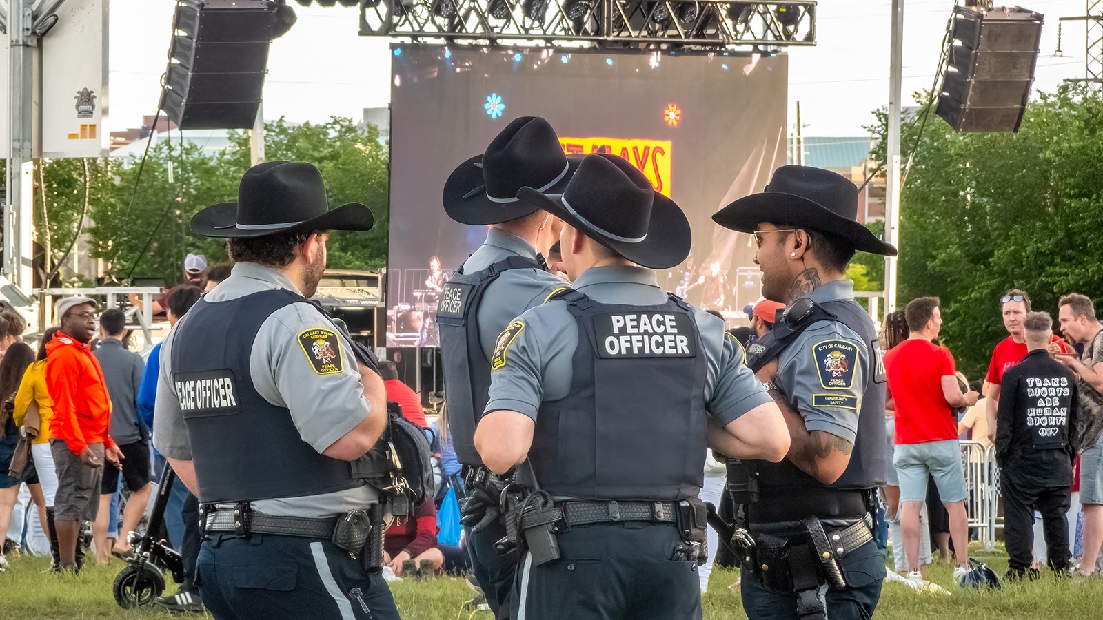 Some Peace Officer on a public event