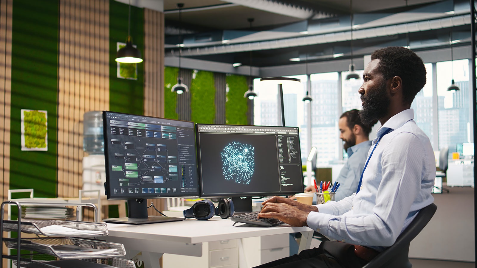 Computer Information Systems analyst uses machine learning node tree tool to identify issues