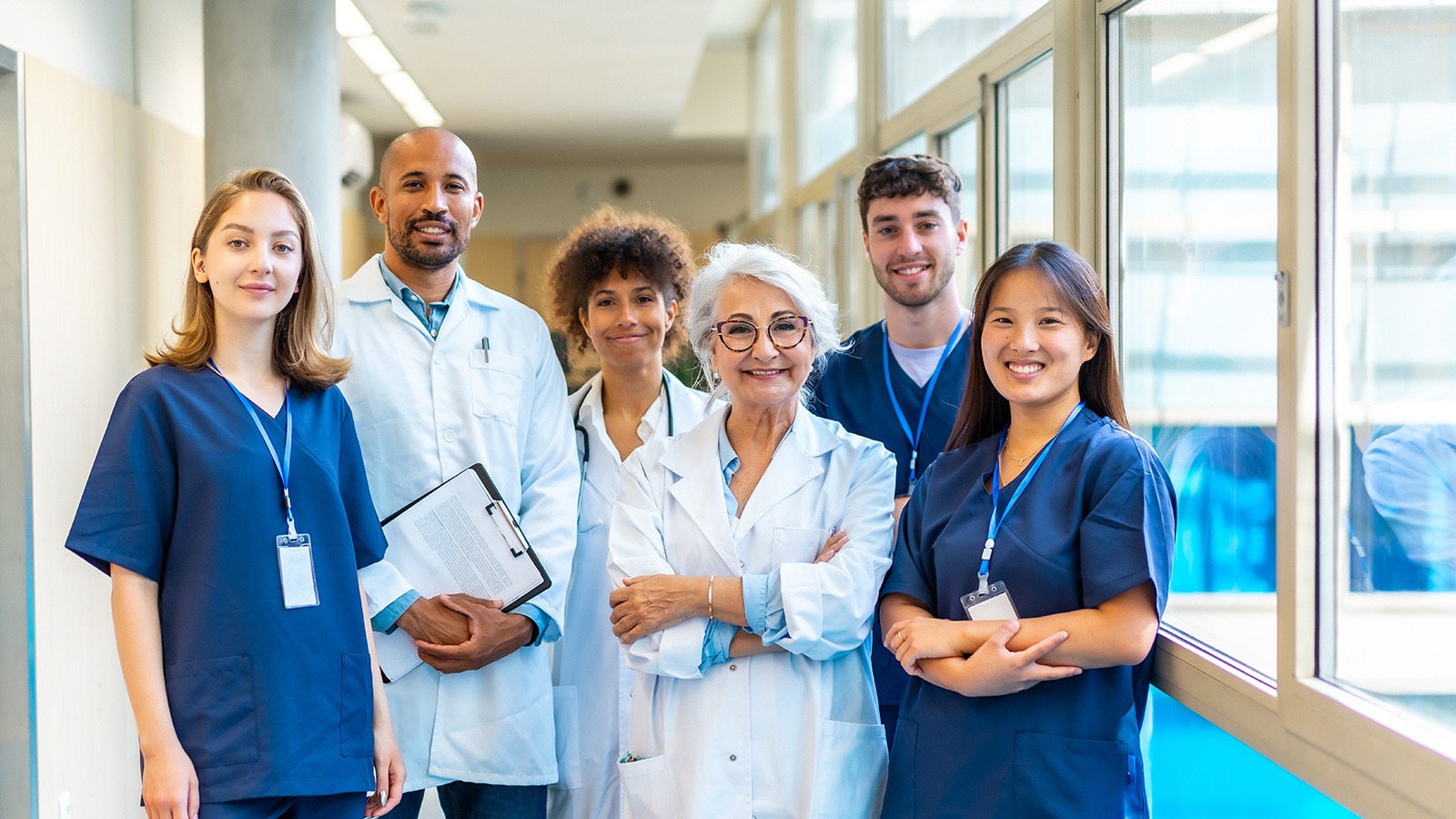 six Healthcare professionals