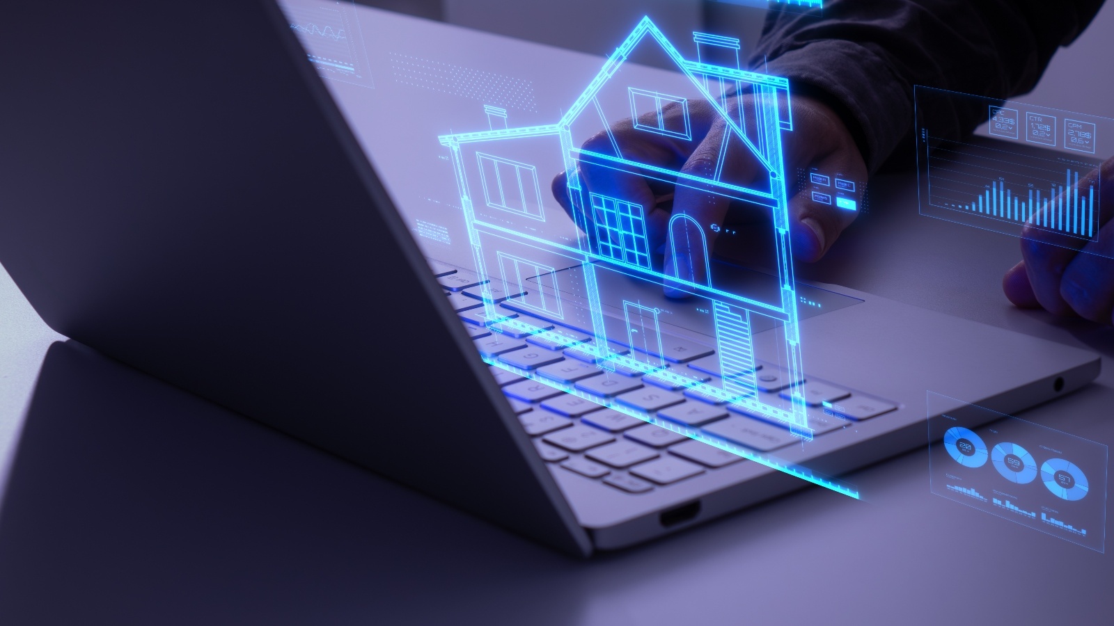 3D image of a house.