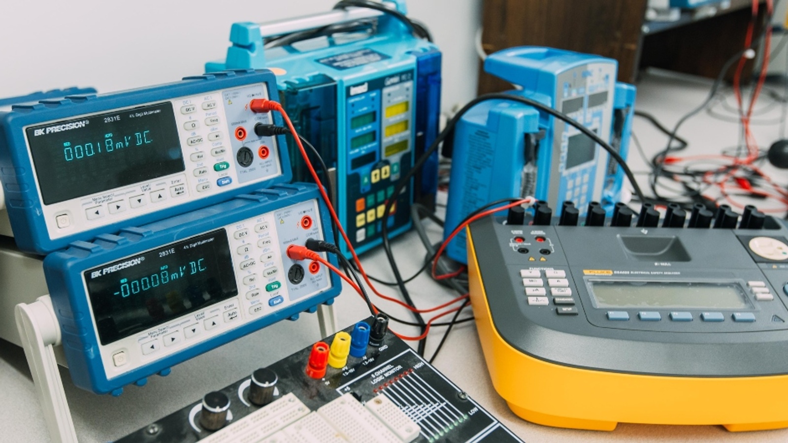 Some common engineering tools are shown.