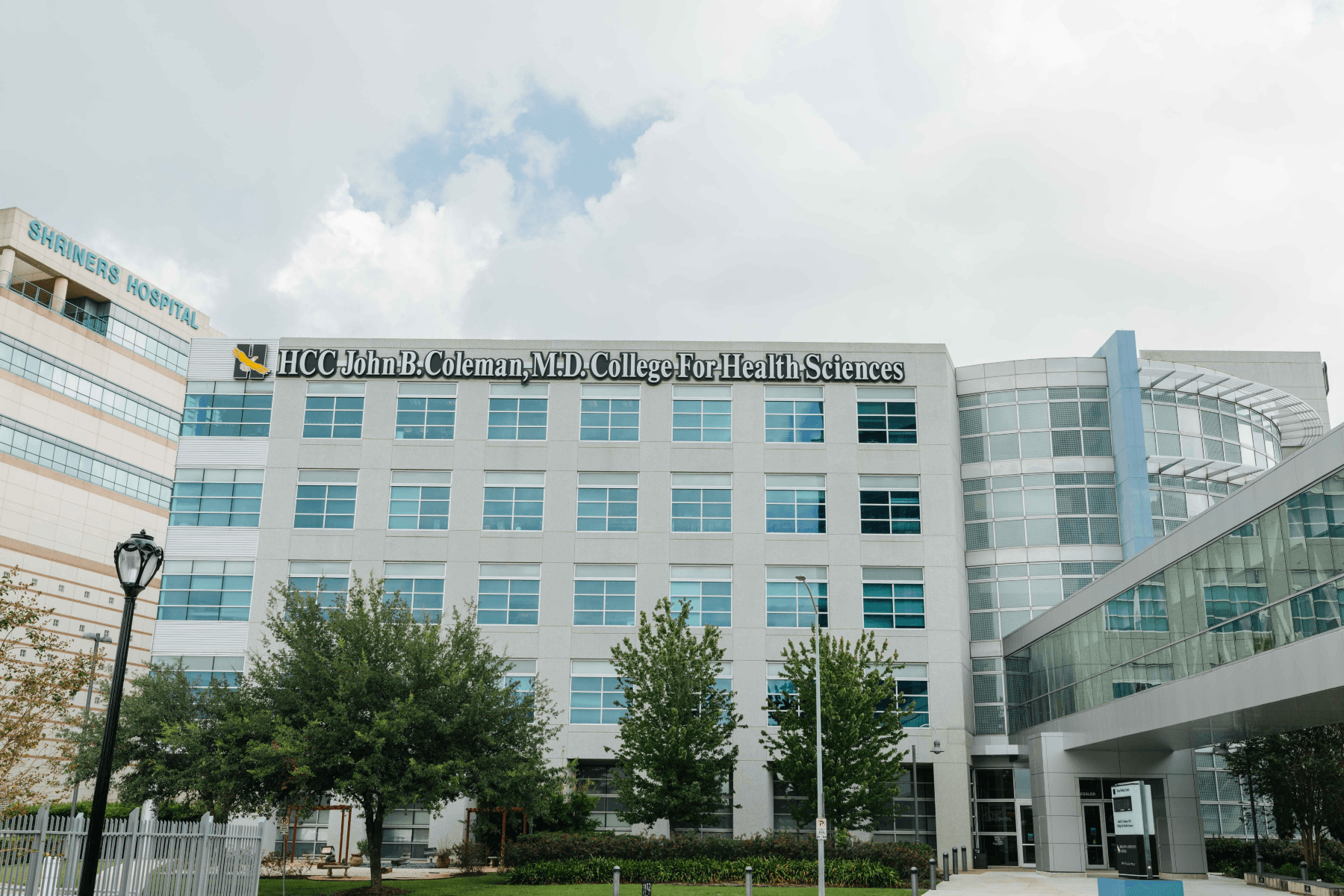 A view of the HCC Coleman College for Health Sciences, located in Houston's Texas Medical Center.