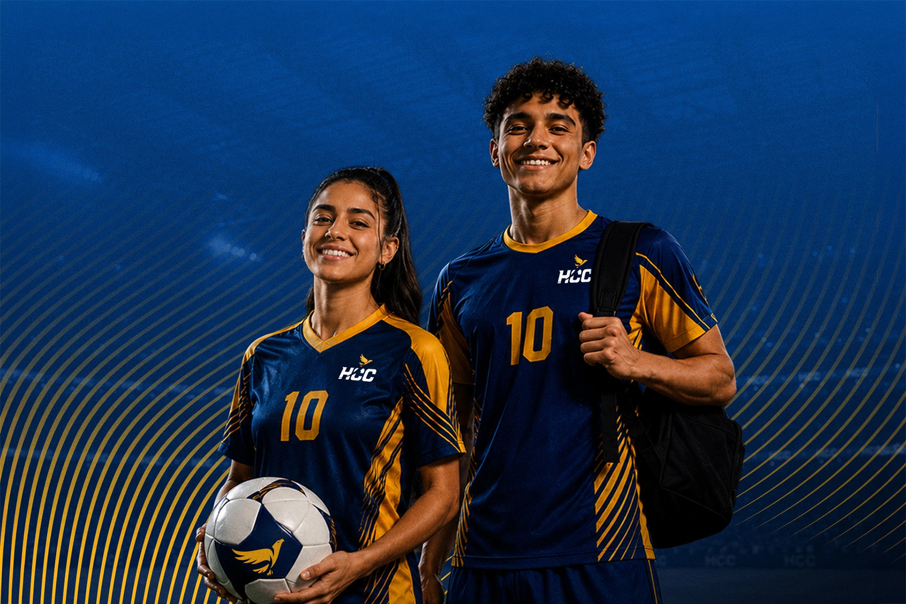 HCC students ready to play soccer
