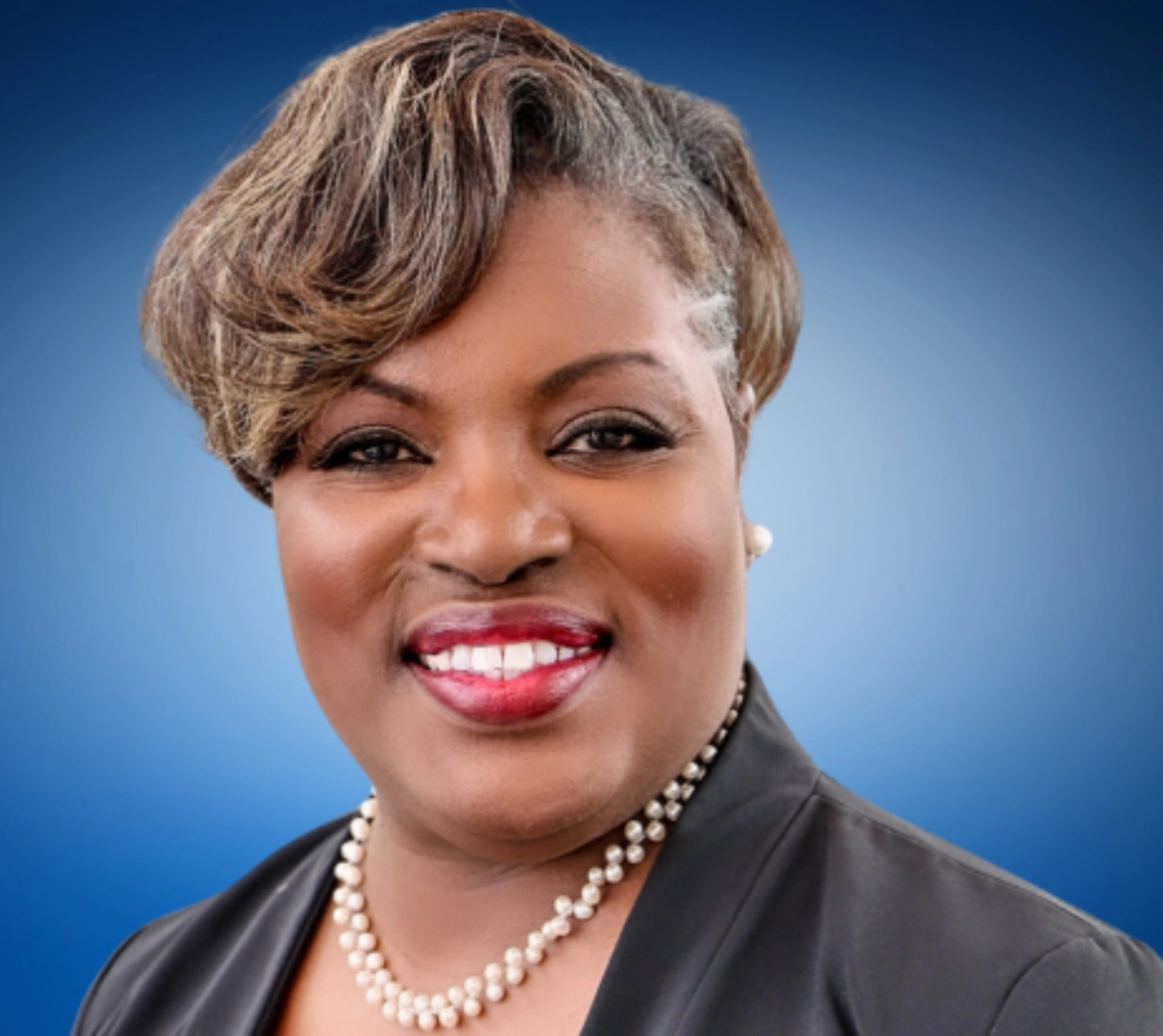HCC Coleman College for Health Sciences president Dr. Lutricia Harrison smiles during an event.