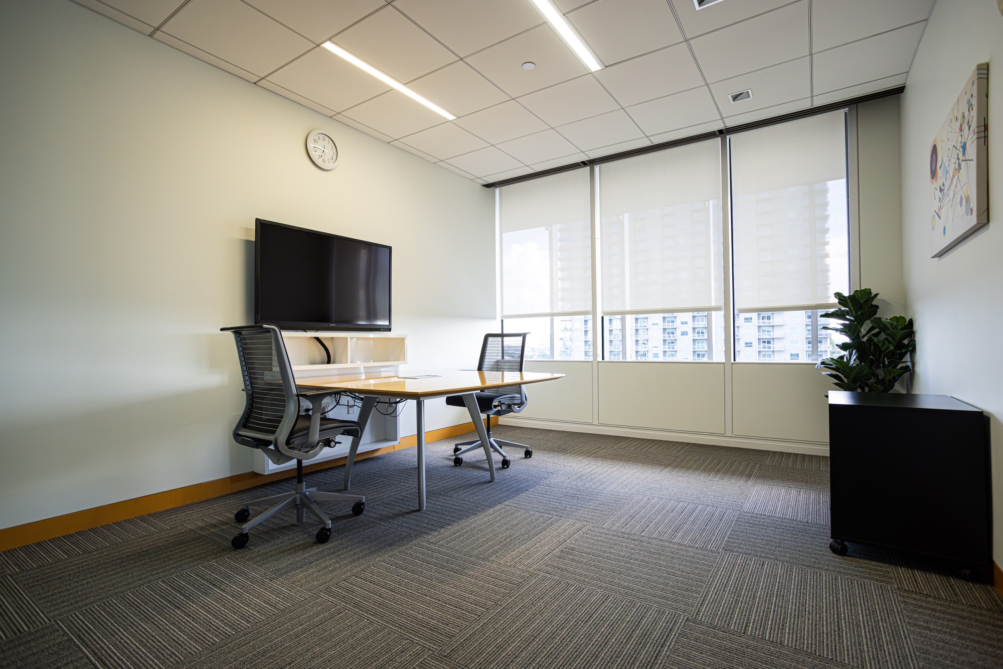 Interior shot of the working space in the Black Sea Room.