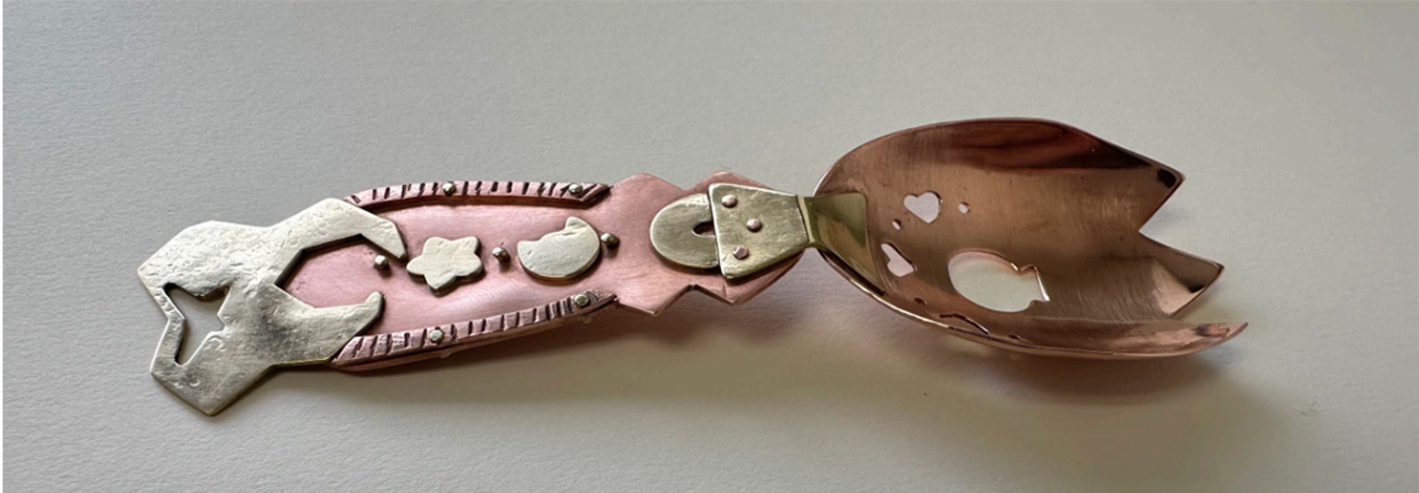 Fall 2025 Faculty Award Winner  Daira Moreira Deceptively Delicious Serving Spoon  Art Metals