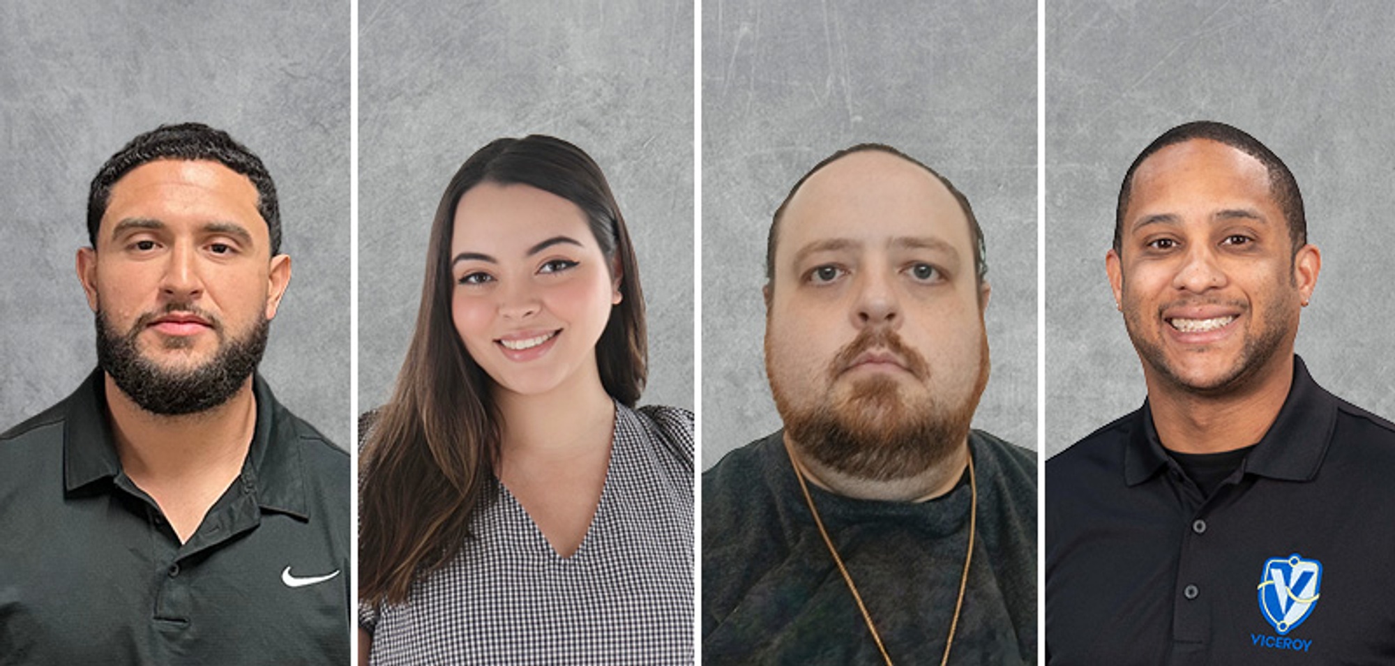 Pictured from left to right: Cesar Garrido, Leslie Trevino, John Heickman and Derek Casanares, Jr.