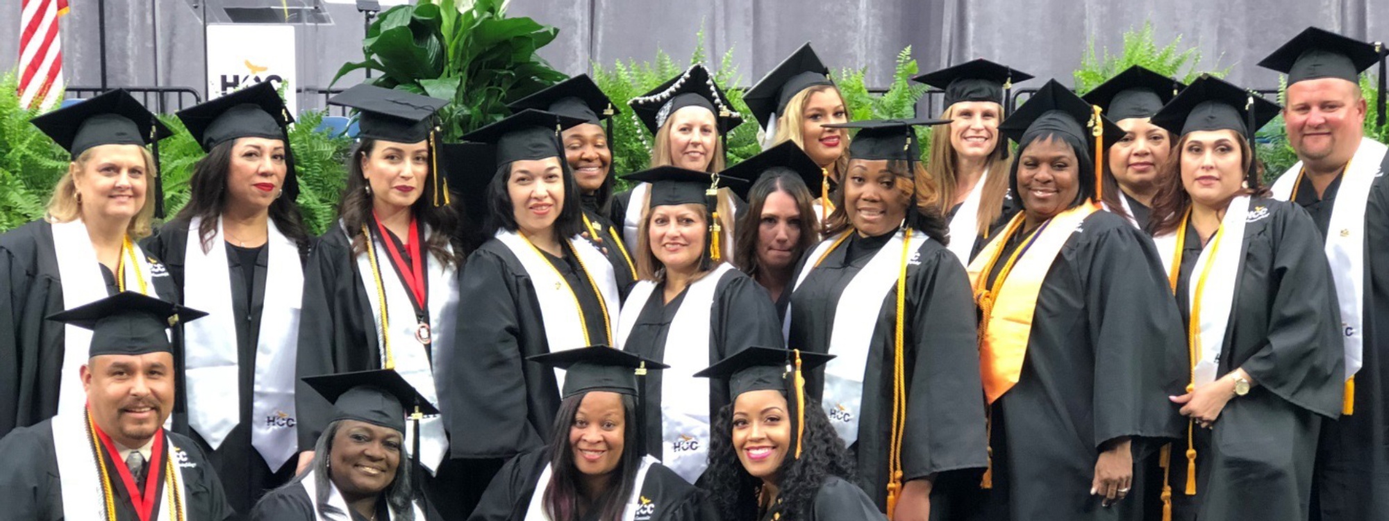 Weekend College Graduates at the commencement ceremony