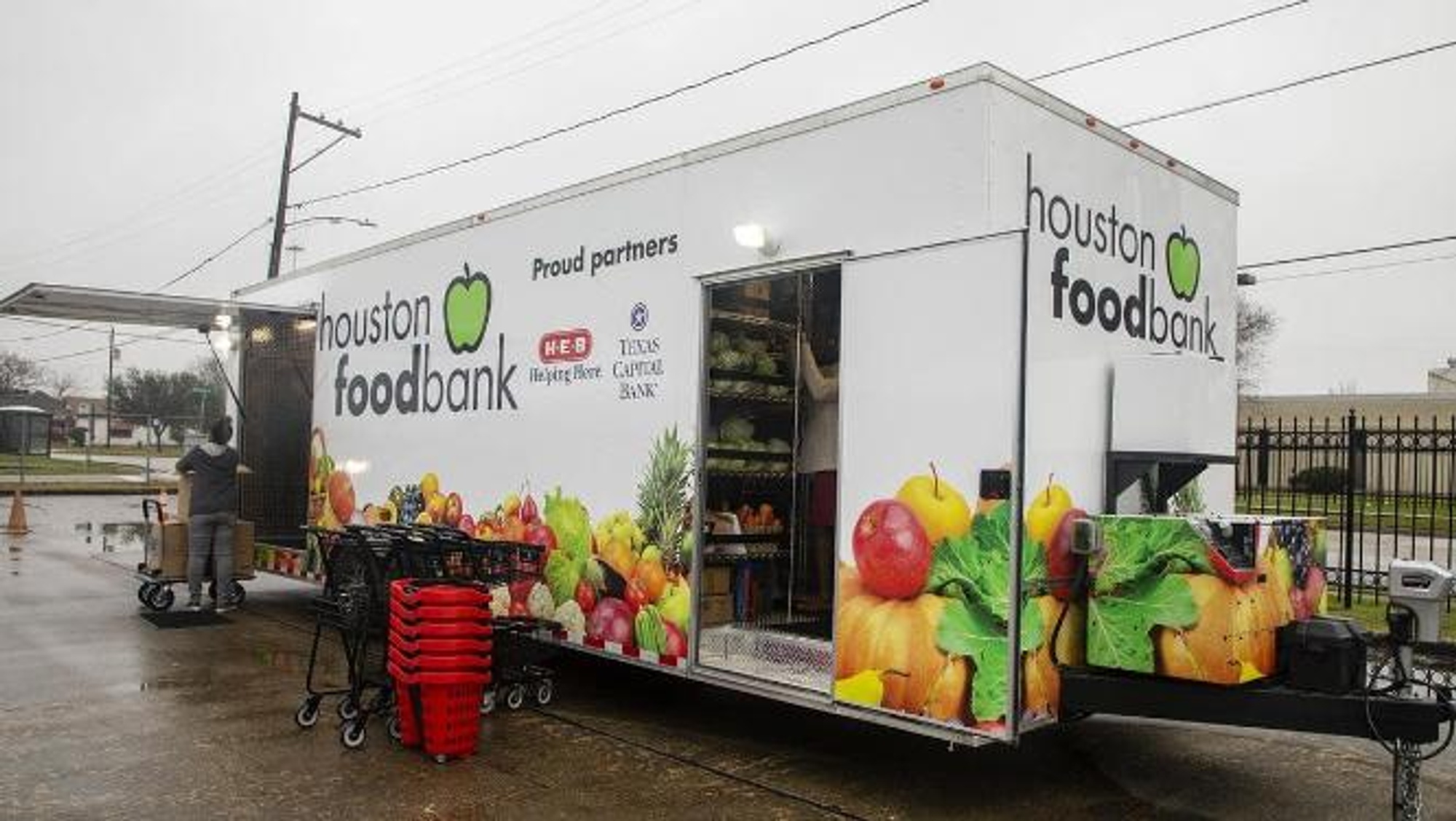 Houston Food Bank Community Health Market Trailer