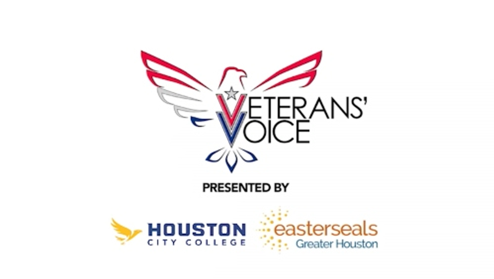 Veterans Voice Presented By Houston City College Easterseals Greater Houston logos