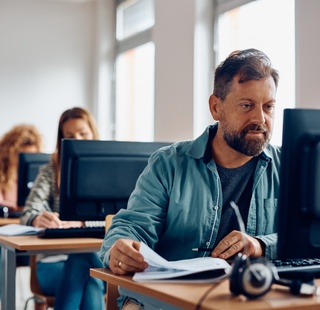 TxCHSE GED students studying