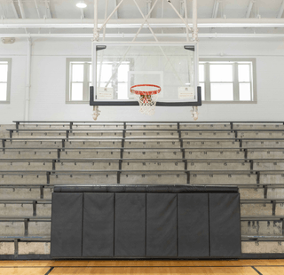 The basketball court is one of the main features of the Wellness Center.
