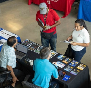 Students attend an event at the HCC Southwest College.