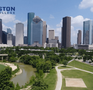 The city of Houston skyline