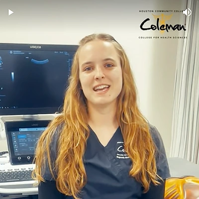 Diagnostic Medical Sonography student Marian Sicking