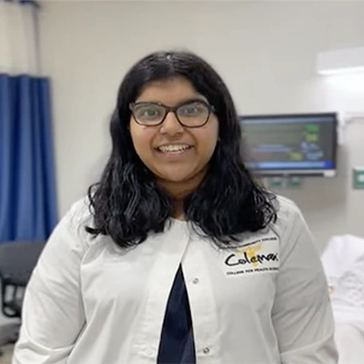 Medical Assistant student Sneha Jobby