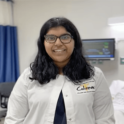 Medical Assistant student Sneha Jobby