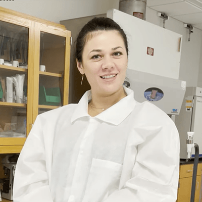 Medical Laboratory Technician student Minodora Iordache