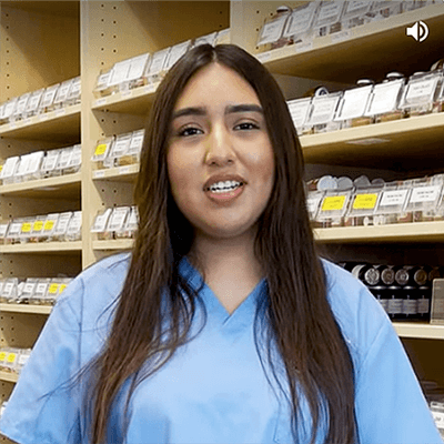 Pharmacy Technician student Kate-Lynn Luna