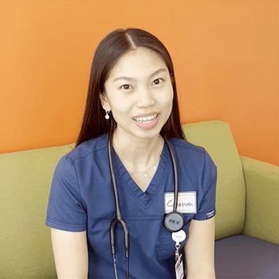 Respiratory Therapy student Gia Tran