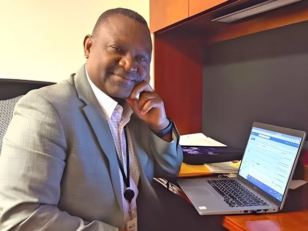 Dr. Fidelis Ngang is a professor and researcher in HCC's cybersecurity program.