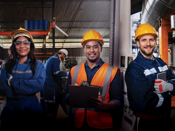 Trade workers apart of the Gulf Coast TradeUp Careers initiative