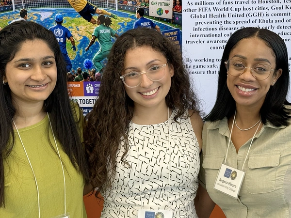 Members of this first-place group were Moore; Mahi Hirpara, Baylor University; and Leah De La Rosa, Texas A&M University.