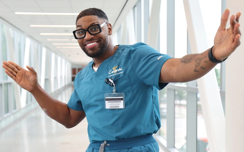 HCC Coleman College student Justin Hampton