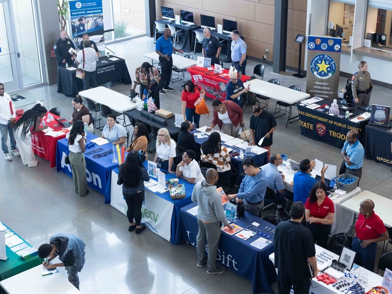 Students, alumni and community members take part in the 4th Annual Workforce Development Symposium and Job Fair at the Missouri City Campus.
