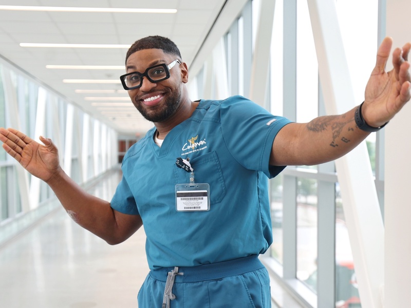 HCC Coleman College student Justin Hampton