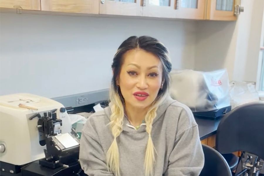 Histologic Technician student K.L. Cao