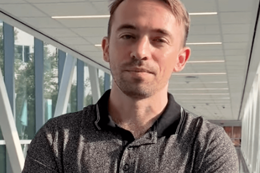 Licensed Vocational Nursing student Daniel Bertalot