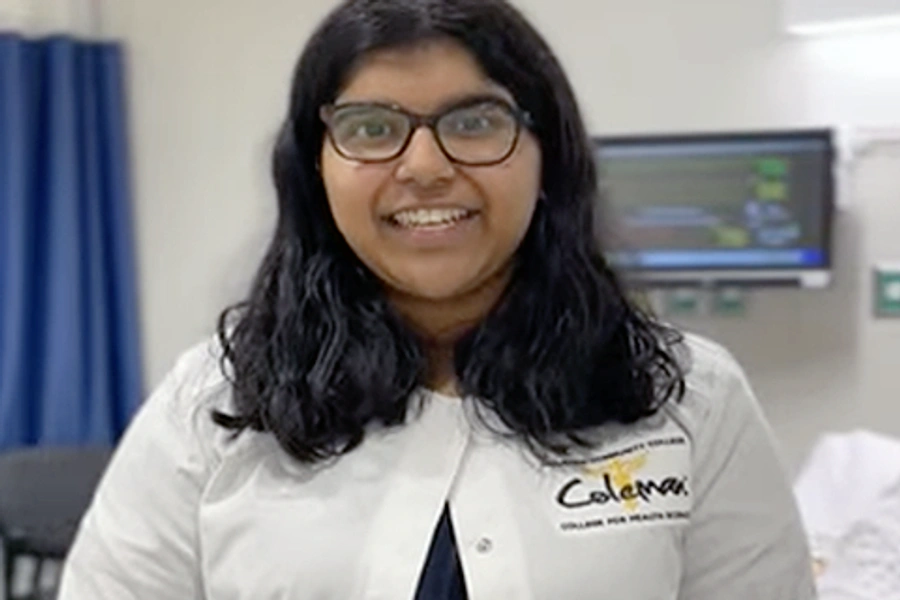 Medical Assistant student Sneha Jobby
