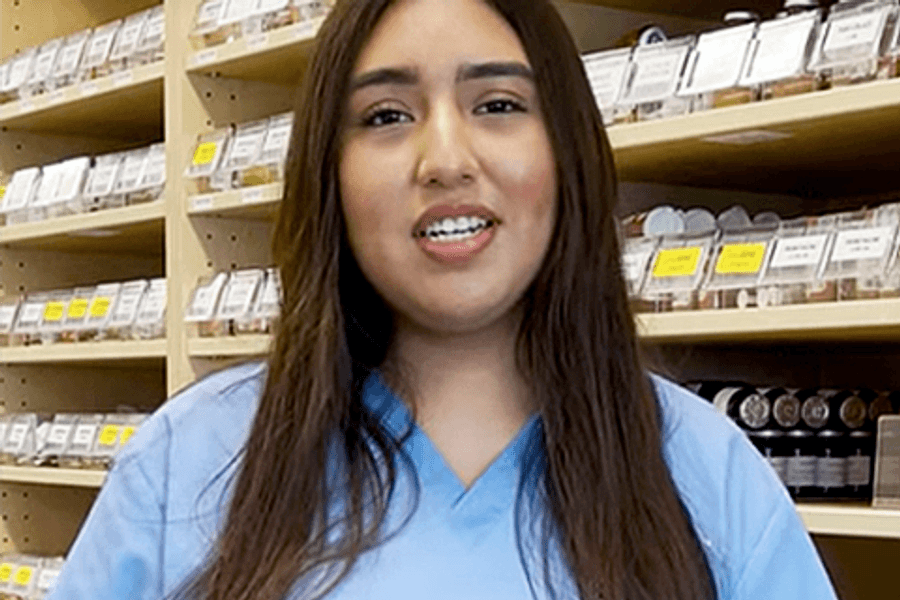 Pharmacy Technician student Kate-Lynn Luna