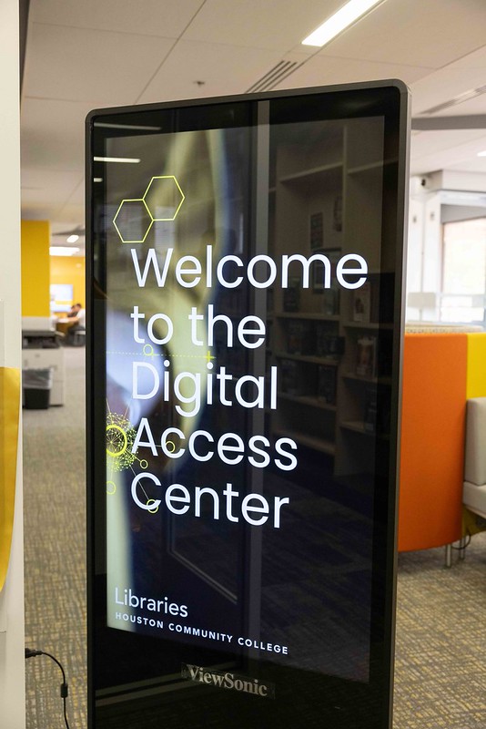 Welcome to the Digital Access Center Sign